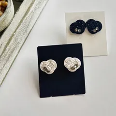 水引ピアス モノトーンハート