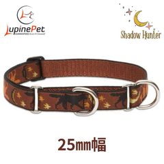 ハーフチョークカラー　シャドウハンター柄　25mm幅　アメリカ製　軽量　丈夫　アメリカ直輸入　LUPINE ルパイン