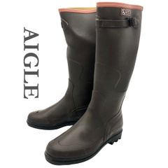AIGLE レインブーツ ブラウン 1498A