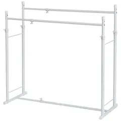 【 新品 未開封 】 平安伸銅工業 押入れ収納 伸縮押入れ2連ハンガー ハンガーラック OHW-20 未使用 送料無料のサムネイル