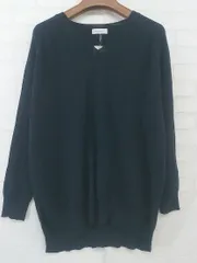 ◇ BEAUTY & YOUTH UNITED ARROWS Vネック ウール100% 長袖 ニット セーター ネイビー レディース P  【中古】 【1209270004117】