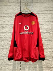 2002年 マンチェスターユナイテッド 長袖 サッカーユニフォーム ゲームシャツ NIKE M