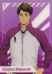 【中古】キャラカード 牛島若利 「ハイキュー!!アニメ10周年記念展 全感覚EXHIBITION クリアカードコレクション(10周年記念展描き下ろし)」