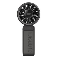 JISULIFE Life7 ハンディファン 5000mAh 折り畳み式 ブラック グレー