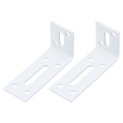 新品 PATIKIL L字金具 80*30mm*40mm スロット付き 2個 調節可能 フロー ティングシェルフブ ラケット 直角コーナーブレース 木製棚家具棚用 ホワイト