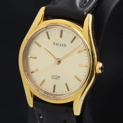 CITIZEN シチズン エクシード 金文字盤 2200-246052