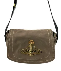 ヴィヴィアンウエストウッド キャンバスフラップミニショルダーバッグ 斜め掛け レディース Vivienne Westwood