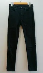 UNIQLO ユニクロ スキニーパンツ カラーパンツ ストレッチ 25(63.5cm) ブラック 20250614 j202h0612