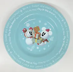 東京ディズニーリゾート スーベニアプレート CHRISTMAS 雪だる 2016
