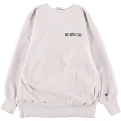 古着 90年代 チャンピオン Champion リバースウィーブ 刺繍タグ 両面プリント カレッジスウェットシャツ トレーナー メンズM/eaa363991