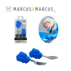 【新品未使用】パームグラスプ スプーン＆フォーク  かば
