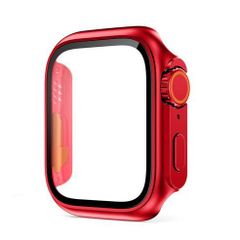 アップルウォッチカバー（Apple Watchカバー）Ultra風PC強化ガラスケース【レッド】40mm/41mm/44mm/45mm対応 [BELTIES]