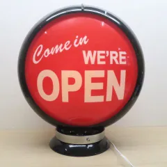 ガスポンプライトOPEN アメリカン雑貨ガレージ店舗ディスプレイ