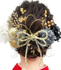 髪飾り ヘアアクセサリー 成人式 アジサイ テールリード ソーラーローズ アンティークベリー パール 水引き 金箔 リボン タッセル 結婚式 ウェディング 卒業式 JZOON 発表会 入学式 披露宴 卒園式 お祭り 和装 振袖 浴衣 上品 おしゃれ 前撮り