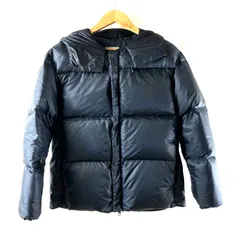 デサント DESCENTE ダウンジャケット フード付き チャック付き胸ポケット サイドポケット ネイビー Sサイズ 949906