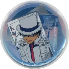 【中古】バッジ・ビンズ 怪盗キッド 「名探偵コナン・ワールド 2024 缶バッジコレクション(カバー付き)」 ユニバーサル・スタジオ・ジャパン2024限定
