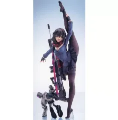 【中古】フィギュア ロングレンジ・ジョシコウセイ 「ARMS NOTE」 あみあみ×AMAKUNI 1/7 塗装済み完成品 あみあみ限定