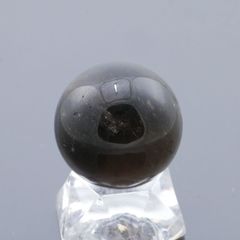 スモーキークォーツ丸玉 30.2mm 38.5g 天然石・置物 煙水晶 厄除け 除障 魔除け 破魔 台座は付属しません