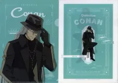 【中古】クリアファイル ジン A4クリアファイルセット(2枚組) 「セガ ラッキーくじ 名探偵コナン Trad style collection」 L賞