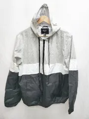 ◇ Θ FOREVER 21 フォーエバー21 長袖 ジップアップ パーカー サイズM グレー ブラック メンズ P  【1410230017096】のサムネイル