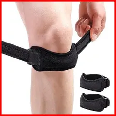 【在庫わずか】バンドタイプ 【理学療法士監修】 オスグッド 膝ジャンパー 2個入 スポーツ ジョギング バスケ 膝サポーター サッカー 野球 バレーボール Alzati バドミントン 登山