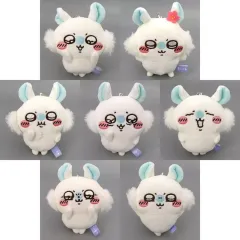 【中古】キーホルダー 全7種セット マスコット 「ちいかわマーケット ちいかわくじ ちいかわ なんか小さくてかわいいやつ 褒めろッ モモンガだらけくじ」 E賞