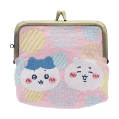 【中古】バッグ ちいかわ＆ハチワレ 畳刺繍がま口ミニポーチ「ちいかわ なんか小さくてかわいいやつ」
