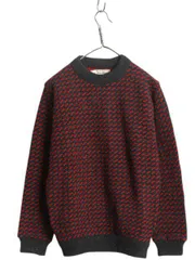 【お得なクーポン配布中!】 80s ノルウェー製 ★ エルエルビーン バーズアイ ニット セーター レディース M メンズ S ヴィンテージ ウール ノルディック 総柄 ツートン