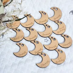 【木製マンスリーカード】月齢　ニューボーンフォト　レターバナー　記念日　出産祝い 月　お月様