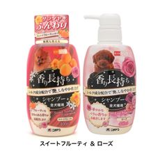 [犬用シャンプー]   香り長持ちシャンプー 400ml   スィートフルーティー /  ローズ