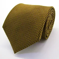 スーツセレクト ブランド ネクタイ 格子柄 パネル柄 シルク PO メンズ ブラウン SUIT SELECT 【中古】