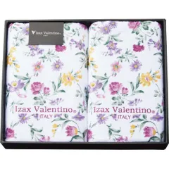 アイザック・バレンチノ バスタオル２枚セット IV-24500 | 24-2823-069タオル バスタオル フェイスタオル ハンドタオル 汗拭き ふわふわ 綿100% 日本製 箱入り 上質感 お見舞い 詰め合わせ ギフト ギフトセット プレゼントおすすめ 人