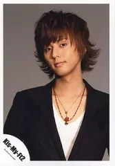 【中古】生写真(ジャニーズ) Kis-My-Ft2/藤ヶ谷太輔/衣装黒・上半身・ネックレス・背景グレー/公式生写真