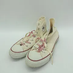 ◇ Θ CONVERSE コンバース ひもグラデーション ハイカット スニーカー サイズ24 オフホワイト レディース E  【1504240007779】のサムネイル