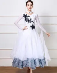 2025年新作 エレガントなストーン付きスタンダードドレス♪発表会や競技会、デモなどで大活躍