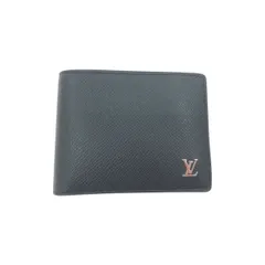 ▼▼LOUIS VUITTON ルイヴィトン メンズ 二つ折り財布 タイガ ポルトフォイユミュルティプル M30295 ブラック