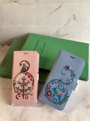 スマホケース　ハンドメイド　手描き