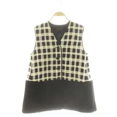2023年　未使用級★トゥモローランド　コレクション　ロングジレ　リネン　ピンク セール】 ウールカシミヤライトリバー ベルテッドロングジレ