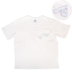 シナモロール くすみブルー ゆるTシャツ M タグ付き - メルカリ