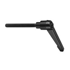 新品 CoCud クランプレバーハンドル M6 x 40 mmオスネジ 調整可能 クイックリリースロック回転ボルトノブ ブラック 旋盤機械用 1個のサムネイル