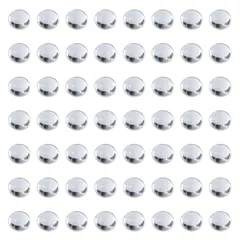 ガラス　カボション　8mm　100個　セット　クリア　透明　貼り付　AP2545