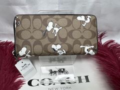 COACH 財布 コーチ長財布 シグネチャー ラウンドファスナー