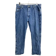 Wrangler デニムパンツ W40 ラングラー レギュラーフィット ビッグサイズ ブルー コットン メキシコ製 古着卸 アメリカ仕入 2405-705