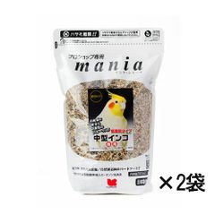 【在庫限り・特別価格】黒瀬ペットフード マニア 中型インコ 低脂肪タイプ 3L×2袋