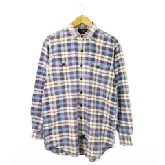 90s〜 RRL 長袖シャツ 三ツ星 ネルシャツ ベビー ブルー コットン RRL - M 90's RRL 三ツ星 タグ チェック ネル シャツ ラルフ