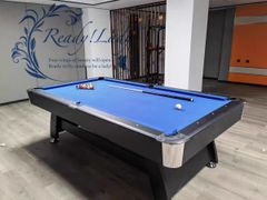 2in1 マルチゲームテーブル ビリヤード台 卓球台 室内 子供 大人 店用 8フィート 台布4色