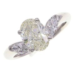  ダイヤモンド リング YD1.51ct D0.36ct
