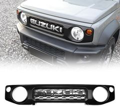 ジムニー JB64 JB74 フロントグリルガーニッシュ シルバー 外装パーツ 専用設計CYB686目玉商品