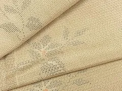 平和屋着物▽上質な紬　単衣　手描き　横段更紗花文　正絹　逸品　AABG0231jh 平和屋着物□上質な紬 横段更紗花唐草文 正絹 逸品 CABF1114fb