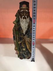 中国 清時代 関武像 木彫 送料込み260710 - メルカリ